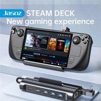 ราคา Jasoz 6 in 1 USB C Hub 4K 60Hz Multiport Adapter HUB อุปกรณ์แปลงสัญญาณ HDMI RJ45 5Gbps with PD for Steam Deck (21724156654)