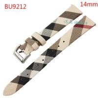ราคา New Burberry สายนาฬิกาข้อมือ สายหนังวัวแท้ BU9210 9207 9212 14 มม (19818233272)