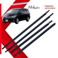 ราคา Toyota Estima 2 4 3 5 ACR50 GSR50ประตูหน้าต่างด้านนอกตัวป้องกันยางขอบอากาศ (12374558326)