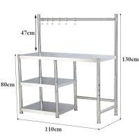 ราคา โต๊ะวางเตาแก๊ส ชั้นวางเตาแก๊ส สแตนเลส304 โต๊ะครัว โต๊ะทำครัว ตู้วางเตาแก๊ส เคาร์เตอร์ครัว โลหะ 2 ขนาด โต๊ะวางเตาแก๊ส ชั้นวางเตาแก๊ส สแตนเลส304 โต๊ะครัว โต๊ะทำครัว (21675606712)