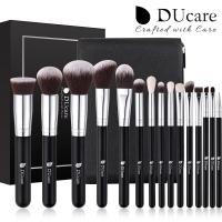 ราคา DUcare ชุดแปรงแต่งหน้า15ชิ้น เซ็ตพร้อมกระเป๋าคอนซีลเลอร์แปรงคาบุกิลงรองพื้นปัดหน้ากลมกลืนอายลานเนอร์แชโดว์ชุดแปรงอุปกรณ์แปรงสำหรับแต่งหน้าสีดำ โพสต์ภายใน24ชั่วโมงและบริการรับประกัน90วัน (21569120649)