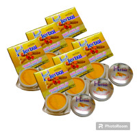 ราคา เซ็ต 6 กระปุก Herbal turmeric night cream ครีมขมิ้น herbal เฮอร์เบิล ขมิ้นเฮิร์บ 5 กรัม กล่องสีเหลือง สูตรดั้งเดิม ครีมสมุนไพร บำรุงผิวยามค่ำคืน (20820951941)
