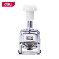 ราคา Deli เครื่องรันเบอร์ เครื่องตีเบอร์ เครื่องปั้มเลข ตรายางปั้มเลข 6 7 8 10 หลัก ใช้ง่าย เครื่องใช้สำนักงาน Numbering Machine (21152246108)