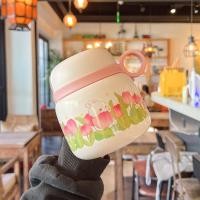 ราคา ขวดเก็บความร้อนกระติกน้ำสุญญากาศสแตนเลสสตีลกล่องใส่อาหารกล่องข้าวกลางวัน (21508916030)