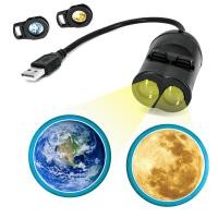 ราคา Jujou ไฟไฟ Led กลางคืนสำหรับตกแต่งบ้านและโคมไฟโปรเจคเตอร์ USB เครื่องฉายรูปดาวดาวเคราะห์เครื่องฉายไฟกลางคืนบรรยากาศพื้นหลังของตกแต่ง Dinding Kamar Tidur สำหรับเด็ก (21719991277)