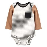 ราคา คูปอง 2 ต่อ Carters Bodysuit 1Pc Stripes L9 คาร์เตอร์เสื้อผ้าชุดบอดี้สูทพิมพ์ลาย (16261833351)