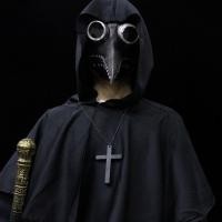ราคา original Halloween medieval children adult steampunk plague doctor beak mask cosplay dress up costume (20322230089)