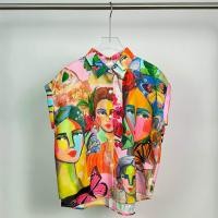 ราคา Linen shirt เสื้อเชิ้ตเเขนสั้นลินินอินเดีย พิมพ์ลายหน้าคน LS01 (21718024843)