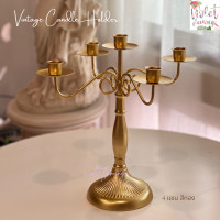 ราคา Violet Flamingo เชิงเทียนสไตล์วินเทจ วัสดุเป็นโลหะทำสี เชิงเทียนแบบเดี่ยว เชิงเทียนแขนคู่และแบบ 4 แขน วางเทียนได้ 5 เล่ม เชิงเทียนสำหรับวางเทียนแท่ง ประดับตกแต่งห้อง (19186775206)