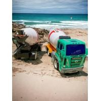 ราคา รถโม่ปูนพ่วง รถโม่ปูนมีลาน พ่วงโม่ปูนฝาครอบ รถก่อสร้าง (19222353674)