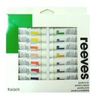 ราคา KTS ชุดสีอะคริลิค Acrylic Reeves 18 สี 10ml (18333961152)