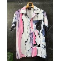 ราคา เสื้อเชิ้ตฮาวายแขนสั้นสำหรับผู้ชายเสื้อเชิ้ตผู้ชายฤดูร้อนเสื้อลำลองสำหรับวันหยุดพักผ่อน f14 (21703651722)