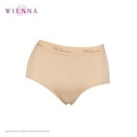 ราคา WIENNA PANTIES DU13104 ผ้าคอทตอล ไนล่อนสแปนเด็กซ์ กางเกงในเอวสูง สีนู๊ด สีดำ (21788645006)