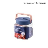 ราคา LocknLock ขวดโหลแก้วถนอมอาหาร พร้อมหูหิ้ว Breathing Glass Container ความจุ 1 L รุ่น LNG551 (21783963103)