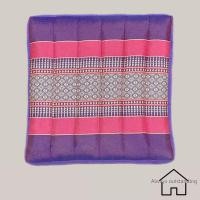 ราคา เบาะรองนั่ง เบาะรองนั่งลายขิด OTOP เบาะรองนั่งลูกฟูกลายขิดขนาด 40x38x6 cm ใส้นุ่นแท้ 100 (21562728549)