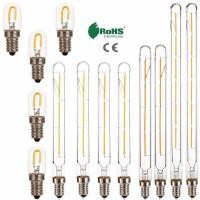 ราคา SeeU หลอดไฟไฟ LED เอดิสันเส้นใยย้อนยุคโบราณ E14 T20 3W 4W 6W แผ่นเรืองแสง220V โบราณ (21762137372)