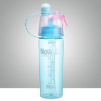 ราคา 600ml Spray Sports Water Bottle Kettle BPA Free Leak Proof Hiking Portable Bottles Cycling Drinking Bottles Shaker (19271945901)