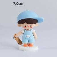 ราคา โมเดล ตุ๊กตายางนิ่ม เด็กหญิง เด็กชาย นักบาส นักแบดมินตัน สเก็ตบอร์ด แต่งเค้ก (21372915558)