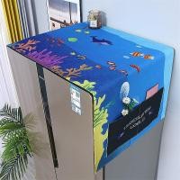 ราคา ฝาครอบกันฝุ่นตู้เย็นประตูเดียวสองประตูตู้เย็น เครื่องซักผ้า ผ้าคลุมกันฝุ่นอเนกประสงค์ทั่วไป (15603407607)