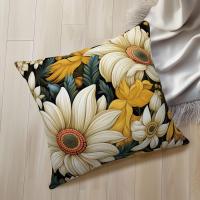 ราคา ปลอกหมอน45x4ลายดอกปลอกหมอนไฮเดรนเยียทรงต้นโบตั๋นลายดอกข้าวโพดแบบย้อนยุคสไตล์ยุโรปปลอกหมอน5ซม (21168694254)