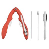 ราคา ชุดอุปกรณ์กินอาหารปูเข็มแกะเนื้อปูส้อมกินปูกรงเล็บปูสแตนเลสขนแกะชุดเครื่องมือสำหรับจับเนื้อปู (21688725199)