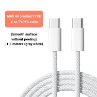 ราคา สายชาร์จ Type C to Type C USB C 60W PD สายชาร์จเร็ว 1m 1 5m 2m Super Fast Charge Data Cable สำหรับ Samsung Huawei สาย USB C สำหรับ (20935890735)