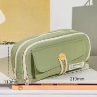 ราคา Simple Stationery Bag High School Stationery Pouch Junior High School Pencil Case Elementary School Pencil Case Large Capacity Storage Bag (20319279084)