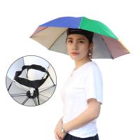 ราคา หมวกร่ม หมวกร่มใส่หัว หมวกร่มติดหัว หมวกร่มกันแดด ร่มหมวกตกปลาumbrella hatหมวกกันแดด หมวกกันฝนSP335 (21802763848)