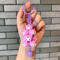 ราคา พวงกุญแจรูปสัตว์เลี้ยงน่ารักแบบสร้างสรรค์พวงกุญแจรูปหมาลอเรลลายการ์ตูนหมีแพนด้ารูปหมูน้อยที่ห้อยกระเป๋าหนังสือคู่รักพวงกุญแจรถยนต์ (21430111171)