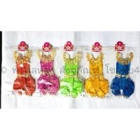 ราคา sale ชุดกุมารี ชุดกุมาร โจงกระเบน หลากสี สำหรับวางถวาย (10128416651)