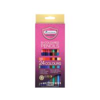 ราคา KTS ดินสอสีไม้ ตรามาสเตอร์อาร์ต MASTERART 2 หัว 24สี (8278044266)