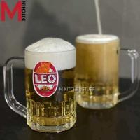 ราคา M KITCHEN แก้วเบียร์ แก้วน้ำ แก้วเบียร์มีหู แก้วน้ำมีหู แก้วใส แก้วกาแฟ แก้วคาเฟ่ แก้วเหล้า แก้ว UG 307 A2 (21830266213)