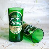 ราคา แก้วตัดจากขวดเบียร์ช้าง งานสวย (21733717106)