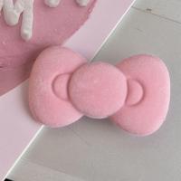 ราคา XIMESHAO Flocking flocking ปิ่นปักผมกำมะหยี่ โบว์น๊อต แมวคิตตี้แมว กิ๊บติดผมรูปโบว์ น่ารักน่ารักๆ สีชมพูอมชมพู คลิปด้านข้าง สาวๆ (21668319869)