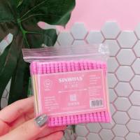 ราคา Cotton Buds คอตตอนบัด 100ชิ้น ไม้ปั่นหู ไม้แคะหู สำลีไม้ สำลีก้าน สำลีเช็ดเครื่องสำอาง (21409682276)