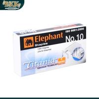 ราคา Elephant ลวดเย็บ เบอร์ 10 ตราช้าง Titania ลูกแม็ก No 10 1 กล่องเล็ก (21797755882)