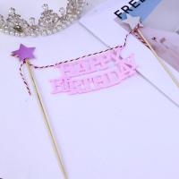 ราคา ป้ายปักเค้ก ป้ายHBD ป้ายปักเค้ก2เสา สินค้าพร้อมส่งจากไทย นะคะ (18907679286)