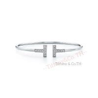 ราคา Tiffany Co ทิฟฟานี่ และ Co สร้อยข้อมือลวดลายเพชรในสีเหลือง กุหลาบ ขาว 18 k สีทองขนาดกลางกำไลออกแบบแบรนด์หรูหรา (21576200319)