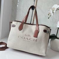 ราคา ส่งจากไทย กระเป๋าถือ สะพายข้าง Outlet แท้ โค้ช HANNA CARRYALL WITH CH189 IMNAM (21600939818)