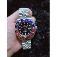ราคา นาฬิกาข้อมือแฟชั่นโรเล็กซ์ GMT Master II Pepsi Blue Red 02 size 44 mm พร้อมกล่อง (769910044)