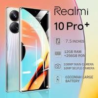ราคา โทรศัพท์มือถือ RealmI 10 Pro 5G Android 10 0 7 5 นิ้วเต็มหน้าจอสองซิมการ์ด RAM12GB ROM512GB สมาร์ทโฟนราคาถูก (21202910297)