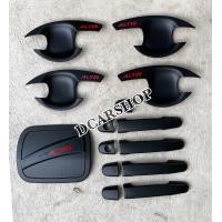ราคา ชุดแต่ง TOYOTA ALTIS อัลติสปี 2008 2013 สีดำด้านโลโก้แดง เบ้ารองมือเปิด ครอบมือจับ ครอบฝาถัง ส่งฟรี (17070100855)