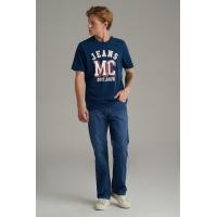 ราคา Mc jeans เสื้อยืดแขนสั้นผู้ชาย คอกลม สีน้ำเงิน MTSZB09 (20976677286)