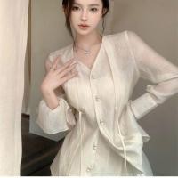 ราคา ชุดเสื้อเชิ้ตกระโปรงสั้น เอวสูง ทรงเอ ความยาวครึ่งหนึ่ง กันแดด สไตล์จีน แฟชั่นฤดูร้อน สําหรับสตรี 8 ชิ้น (21014148385)
