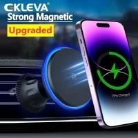 ราคา EKLEVA RGB เครื่องชาร์จแบตเตอรี่ไร้สายแม่เหล็กรถยนต์สำหรับ iPhone 12 13 14 15 Pro Max Macsafe โทรศัพท์ในรถยนต์สถานีชาร์จแบบรวดเร็วที่วางขาตั้ง (21480619544)