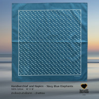 ราคา ผ้าเช็ดหน้าผ้าผูกผมผ้าเช็ดปาก คอทตอนเนื้อดี 18 x18 Handkerchief and Napkin 100 Cotton 18 x18 จิม ทอมป์สัน Jim Thompson (17872696376)