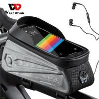 ราคา Westขี่จักรยานจักรยานกระเป๋ากันน้ำท่อบนกระเป๋าMTBเครื่องมือจักรยานถนนกระเป๋าเครื่องมือา 7 0 นิ้วโทรศัพท์กระเป๋าหน้าจอสัมผัสด้านหน้ากรอบกระเป๋าอุ (7752706823)