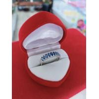 ราคา แหวนเงินแท้92 5 ฝังพลอยน้ำเงินไพลิน9เม็ด (18873768685)