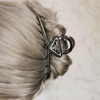 ราคา ผลิตภัณฑ์ดั้งเดิม Prada คอลเลกชันของผู้หญิงอุปกรณ์เสริมกิ๊บโลหะคาดศีรษะเข็มกลัด (12407535662)