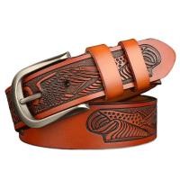 ราคา UYKFYRJ แฟชั่นสำหรับผู้หญิง ที่มีคุณภาพสูง คาวบอยส์ หนังฟอกฝาด สไตล์ธุรกิจ หนังคาวสกิน เข็มขัดรัดเอว เข็มขัดสำหรับผู้ชาย เข็มขัดหนังแท้ สายรัดเอวผู้ชาย (21688944224)